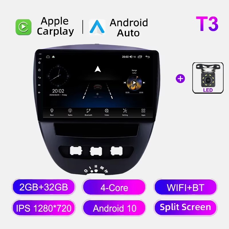 T3U 2G 32G CarPlay