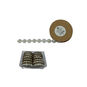 MNJ Pearl Bead Chain 1M 12Pcs For Jewelry Making Craft Supplies - Product Image 2