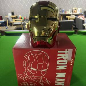 <span class=keywords><strong>Casque</strong></span> <span class=keywords><strong>Iron</strong></span> <span class=keywords><strong>Man</strong></span> MK5 Jarvis 1:1, Masque <span class=keywords><strong>de</strong></span> collection portable, Commande vocale, Trois-en-un, Éclairage et ouverture/fermeture - Product Image 3