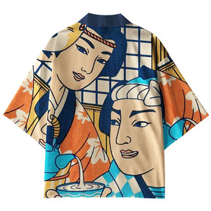 เสื้อคลุมกิโมโนลายการ์ตูนแมวกวักญี่ปุ่นแบบใหม่สำหรับผู้ใหญ่ทุกเพศ - Product Image 5