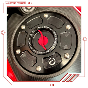 Tapa de Tanque de Combustible de Apertura Rápida sin Llave para Motocicleta, Nueva para <span class=keywords><strong>Ducati</strong></span> Hypermotard 950/SP/RVE <span class=keywords><strong>Multistrada</strong></span> <span class=keywords><strong>V4</strong></span>/V2 <span class=keywords><strong>1200</strong></span>/1260/950 - Product Image 2