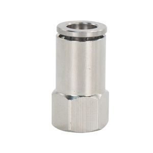 Conector Rápido NGS de Cobre con Rosca Interna para Manguera de Gas PCF 4 PLF6 8 10 12 Conector Recto - Product Image 1