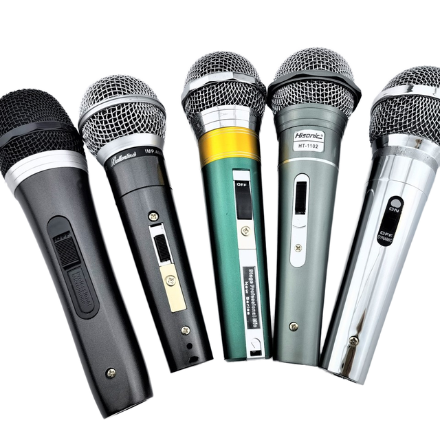Factory Direct Wired Dynamic Microphone for Karaoke Singing and Speech-Microphone Karaoke Players