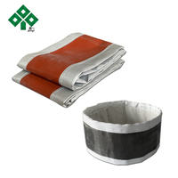 Compensateur en tissu résistant à la chaleur, joint d'expansion en tissu anti-corrosion pour systèmes de ventilation et d'évacuation industriels