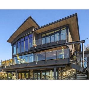 نافذة فاخرة كبيرة مقاومة للأعاصير ذات زجاج مزدوج قابلة للإمالة والدوران وفتح كامل للمنازل - Product Image 6