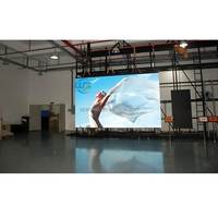 Mur vidéo LED intégré haute définition pour intérieur, panneau LED P2 P3 à maintenance frontale pour salle d'exposition et bureau