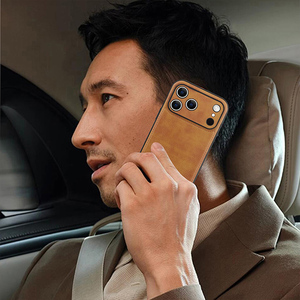 เคสหนังสุดหรูสำหรับ <span class=keywords><strong>iPhone</strong></span> 17 <span class=keywords><strong>PRO</strong></span> MAX 16 <span class=keywords><strong>Pro</strong></span> 16E 15 14 PLUS <span class=keywords><strong>13</strong></span> 12 11 XS XR x 7 8ฝาครอบปกป้องเลนส์โทรศัพท์มือถือ - Product Image 4