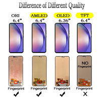 Repuesto de Pantalla OLED TFT Original Súper AMOLED A546B A546U con Marco para Samsung A54 5G, Display LCD A546