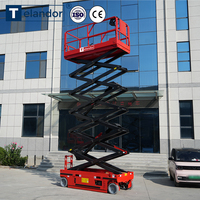 Plateforme à ciseaux zéro émission avec commande de levage proportionnelle et soupape de descente d'urgence, 6m 320kg, pour la décoration des centres commerciaux