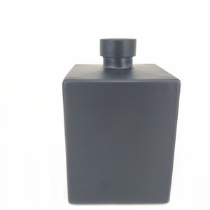 500Ml Vuông Shape Rắn Màu Đen Glass <span class=keywords><strong>Diffuser</strong></span> Chai - Product Image 2