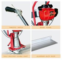 Outil de vibration pour béton de haute qualité, niveleuse vibrante à essence pour béton, règle vibrante pour béton
