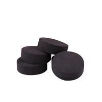 100% naturel sans fumée Portable compressé shisha charbon de bois comprimés ronds narguilé charbon de bois pour encens