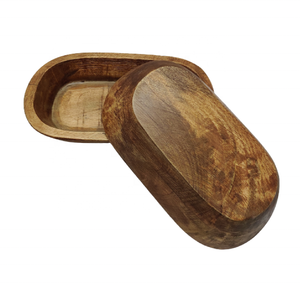 2024 gros luxe sculpté à la main mangue bougeoir vide cire naturel brun foncé Antique Vintage multifonctionnel autre - Product Image 4