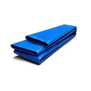 Màu xanh nằm phẳng PVC xả Ống lắp ráp với nhôm Pin Lug phụ kiện