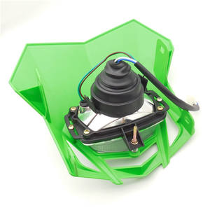 Boîtier de phare de moto tout-terrain « Ghost Face », ensemble d'ampoules de phare modifiées - Product Image 3