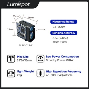 Module télémètre laser haute qualité Lumispot 1,2 km 905 nm pour drone DLRF-C1.2-F - Product Image 2