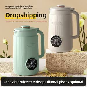 Exclusivo para 110V-220V, Máquina para Hacer Leche de Soya de Acero Inoxidable de 800W, <span class=keywords><strong>Mini</strong></span> <span class=keywords><strong>Licuadora</strong></span> Automática sin Filtro para el Hogar, para 3-4 Personas - Product Image 1