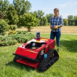 Free Shipping Chinese <b>Remote</b> Control Lawn <b>Mower</b> Commercial Grade & Gasoline Type - Product Image 2