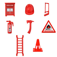 Accessoires de poupée Elfe 2026 : Uniforme de pompier et mini-équipement de lutte contre l'incendie pour poupée Elfe de 30 cm – Tenue de déguisement