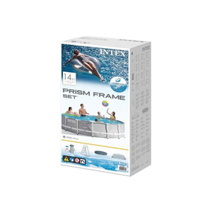 Ensemble de piscine de jardin <span class=keywords><strong>INTEX</strong></span> 26720 Premium 4,27 m x 1,07 m, piscines familiales d'extérieur avec cadre métallique et cadre prismatique, installation facile - Product Image 4