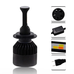 Đèn Pha Led Xe Hơi Đèn Sương Mù Phía Trước Nhấp Nháy Bốn Màu Siêu Sáng H7 H11 9005 Hb3 9006 Bóng Đèn Pha Led H7 - Product Image 4