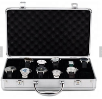 12 boîte de Rangement de montre Boîtier En Aluminium Boîte de Montre outil