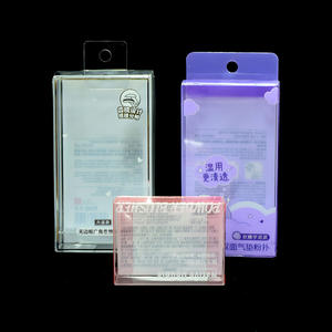 Boîte cadeau pliante transparente personnalisée en plastique PET pour cosmétiques - Product Image 2