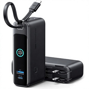 Cargador Portátil <span class=keywords><strong>INIU</strong></span> de 30W con Carga Rápida, Puertos USB-A/USB-C Integrados, Enchufe de Pared CA |   Batería de Viaje de 10000mAh Segura para Vuelos - Product Image 1
