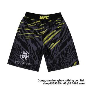 Combinaison de sandale à séchage rapide UFC pour hommes et <span class=keywords><strong>femmes</strong></span> Fight Night Muay Thai Shorts avec logo avant pour l'entraînement des arts martiaux de boxe - Product Image 2
