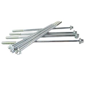 Pernos de Generador M6*165 con Brida y Rosca Larga, Arandela Hexagonal Lisa de 40mm, Tornillo Antiaflojamiento, Acero al Carbono para Gasolina/Diésel - Product Image 2