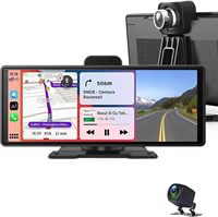 Estéreo para Auto con Pantalla Táctil IPS 4K de 10.26 Pulgadas, CarPlay/Android Auto, Cámara de Reversa 1080P, Mirror Link/Control por Voz, Transmisor FM, AUX