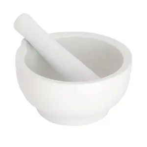 AntiqueセラミックハーブMortarとPestle