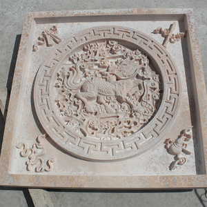 Scultura della decorazione della Villa della casa di rilievo della <span class=keywords><strong>parete</strong></span> di pietra di marmo di progettazione moderna - Product Image 6