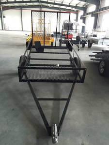 4x6 5x8 5x10 remorque de paysage de décharge utilitaire enduit de poudre - Product Image 6