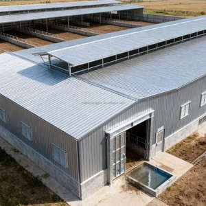 औद्योगिक आधुनिक डिजाइन प्रीफैब्रिकेटेड स्टील संरचना प्रजनन गोदामों पोल्ट्री हाउस पिग फार्महाउस सुअर चिकन हाउस - Product Image 3