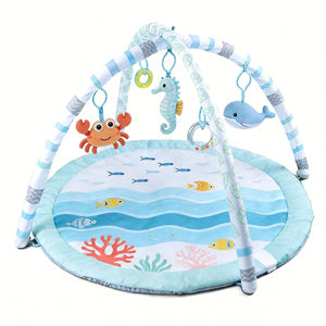 ของเล่นแขวนแบบมัลติฟังก์ชั่นสำหรับเด็กทารก ลายสัตว์ทะเล 3 มิติ พร้อมแผ่นรองเล่นนุ่มๆ สำหรับกิจกรรมยิม - Product Image 3