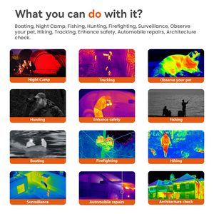 กล้องมองภาพความร้อนแบบตาเดียว Ai15 รุ่นใหม่ ปี 2025 ความละเอียด 384x288 อินฟราเรด สำหรับการมองเห็นในเวลากลางคืน เหมาะสำหรับการล่าสัตว์ กิจกรรมกลางแจ้ง และการตรวจจับหลายสถานการณ์ - Product Image 6
