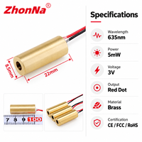 Module laser rouge ZhonNa 635nm 5mW pour alignement de roues, localisation optique et visée - Pièces laser