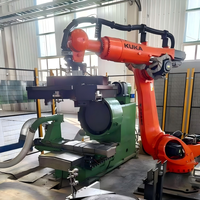 Robot de manutention CNC KUKA à 6 axes, bras robotisé de chargement et de déchargement automatique pour système d'automatisation de tour CNC et de machine de fraisage