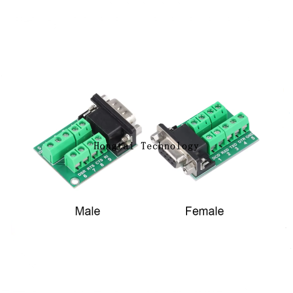 RS232 To Terminal Serial to Terminal DB9 to Terminal DB9 Male Female 9-pin Connector