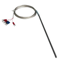 Sensores de Temperatura Tipo Dúplex Pt100 de 30 Años de Experiencia del Fabricante, Sonda RTD Pt100 de 6 Cables con Cable de Resistencia Térmica