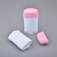 Conteneur vide pour déodorant en plastique PP de 30 g avec ouverture facile, impression de logo personnalisée