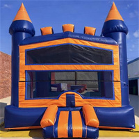 Équipement de jeu pour enfants, noir et blanc, PVC gonflable de 0,55 mm d'épaisseur, certifié CE, location commerciale, taille personnalisée
