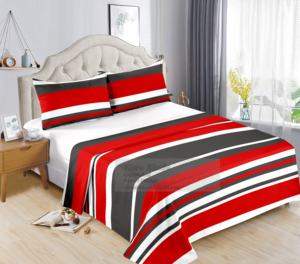 现代家用床单套装喀麦隆非洲床尺寸床单套装Drap De Cotton - Product Image 6