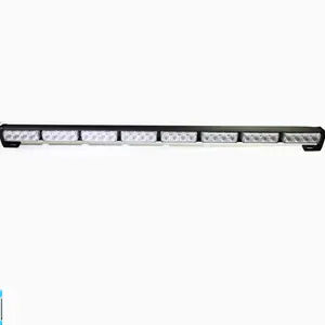 32 W 34 นิ้วใช้ฉุกเฉิน Strobe Traffic Advisor lightbar คำเตือนทิศทางลูกศร LED Stick Light Bar สีฟ้า