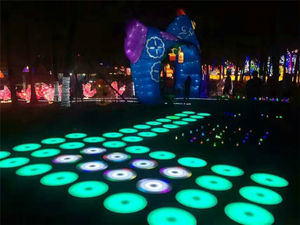 Pista de baile LED redonda colorida para jardín para conciertos de música y negocios de alquiler - Product Image 3