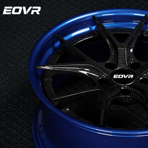 Rines Forjados EVOR Personalizados de 22, 24 y 26 Pulgadas, Color Azul, 5x120, 5x130, 6x139.7, Centro Negro, para Autos de Pasajeros <span class=keywords><strong>BMW</strong></span> - Product Image 6