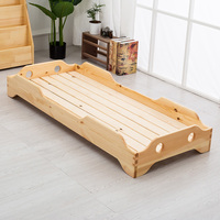 Lits de sieste empilables portables en bois pour la maternelle, berceau en bois sur mesure pour bébé