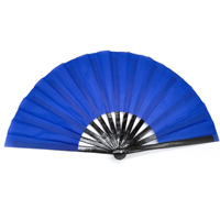 Tendances 2026 Produits en bambou faits à la main Éventail chinois de Kung Fu 33 cm Grand éventail pliant vert rose rouge bleu marine Grand éventail à main