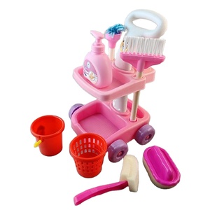 Jouets <span class=keywords><strong>de</strong></span> simulation <span class=keywords><strong>de</strong></span> maison intérieure Toysbase, <span class=keywords><strong>chariot</strong></span> <span class=keywords><strong>de</strong></span> nettoyage, trousse d'outils sanitaires, jouets pour enfants <span class=keywords><strong>de</strong></span> 2 à 4 ans, unisexe - Product Image 2